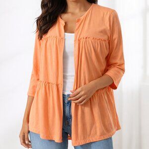 Talbots Bright Orange Women's Blouse